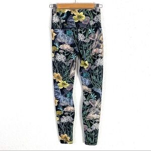 PLAYGROUND Margaux Floral Black Leggings SZ XS